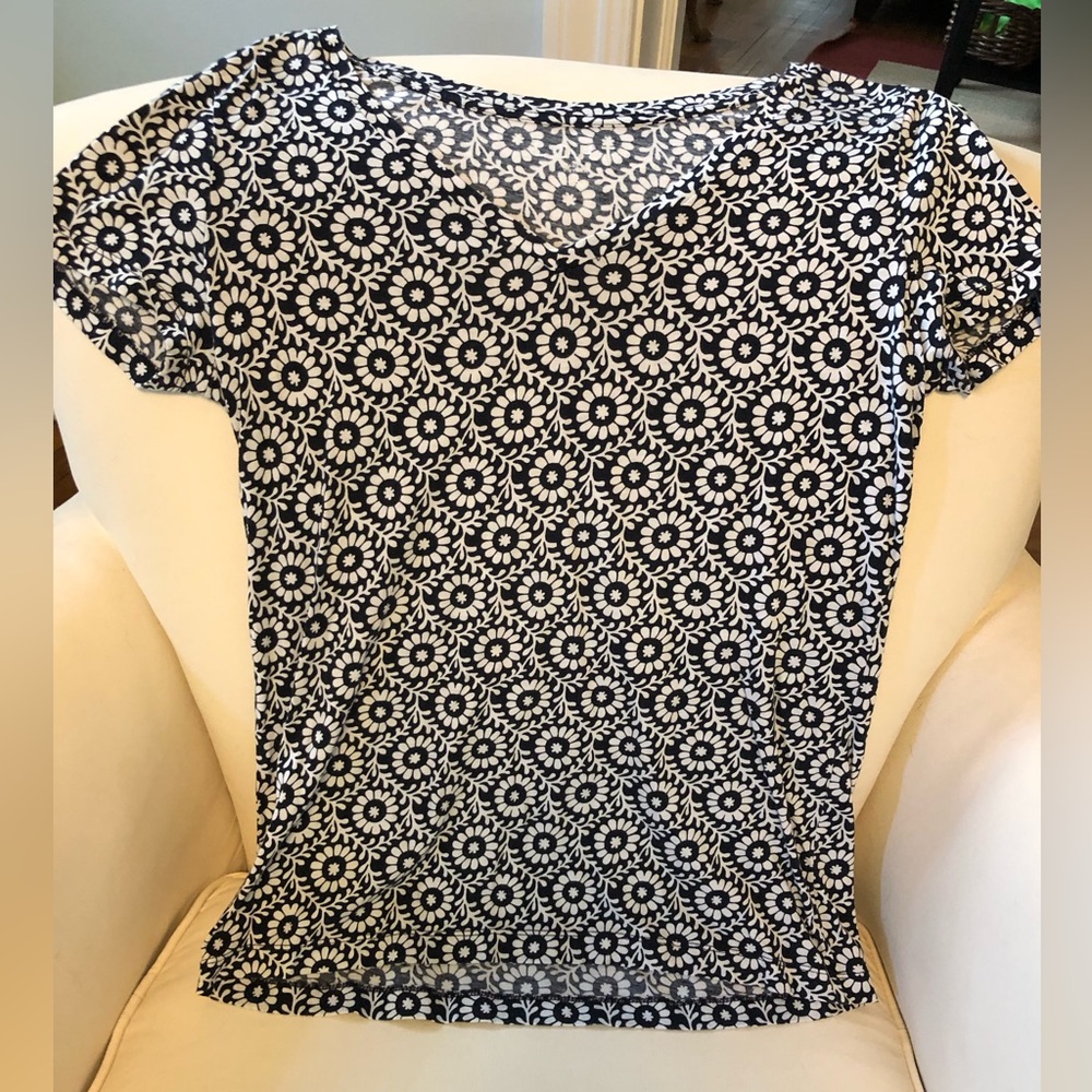 Loft Black and White T-Shirt
